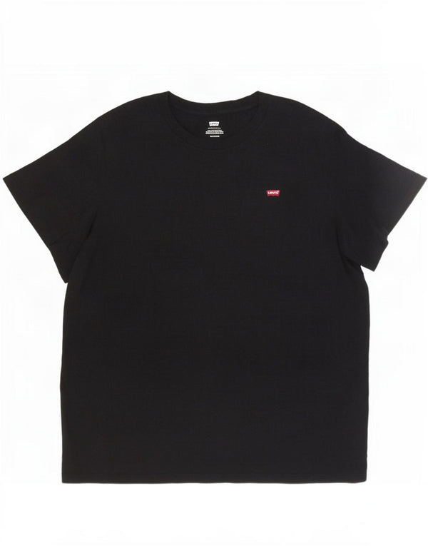 Levi's T-Shirt Femme UK 22 3XL Noir Coton