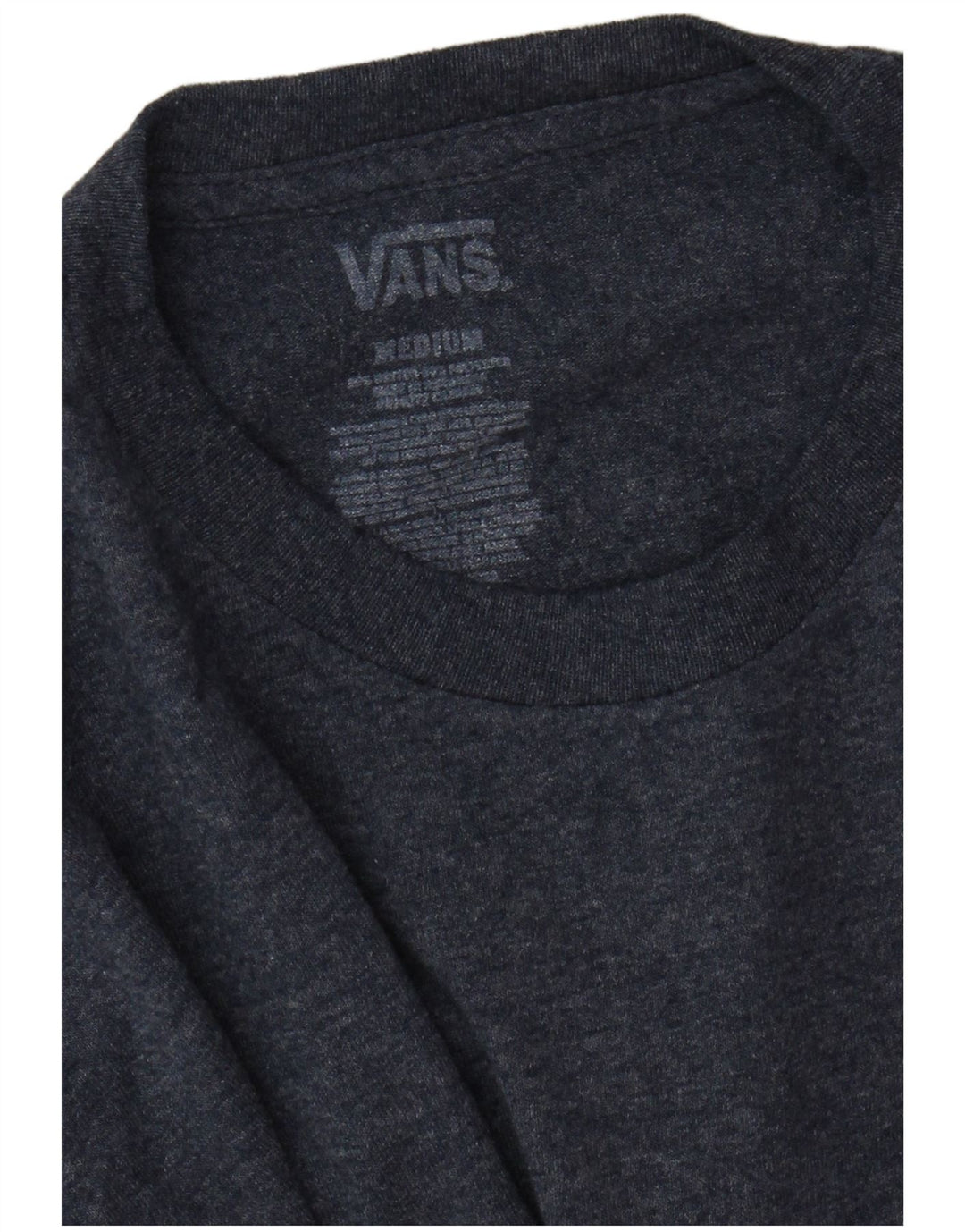 Vans T-Shirt Graphique Homme Bleu Moyen Moucheté