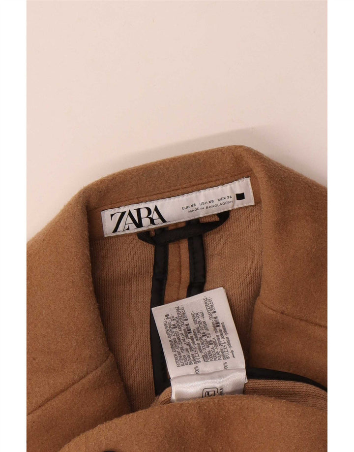 Zara Manteau surdimensionné pour homme UK 34 XS Beige Polyester