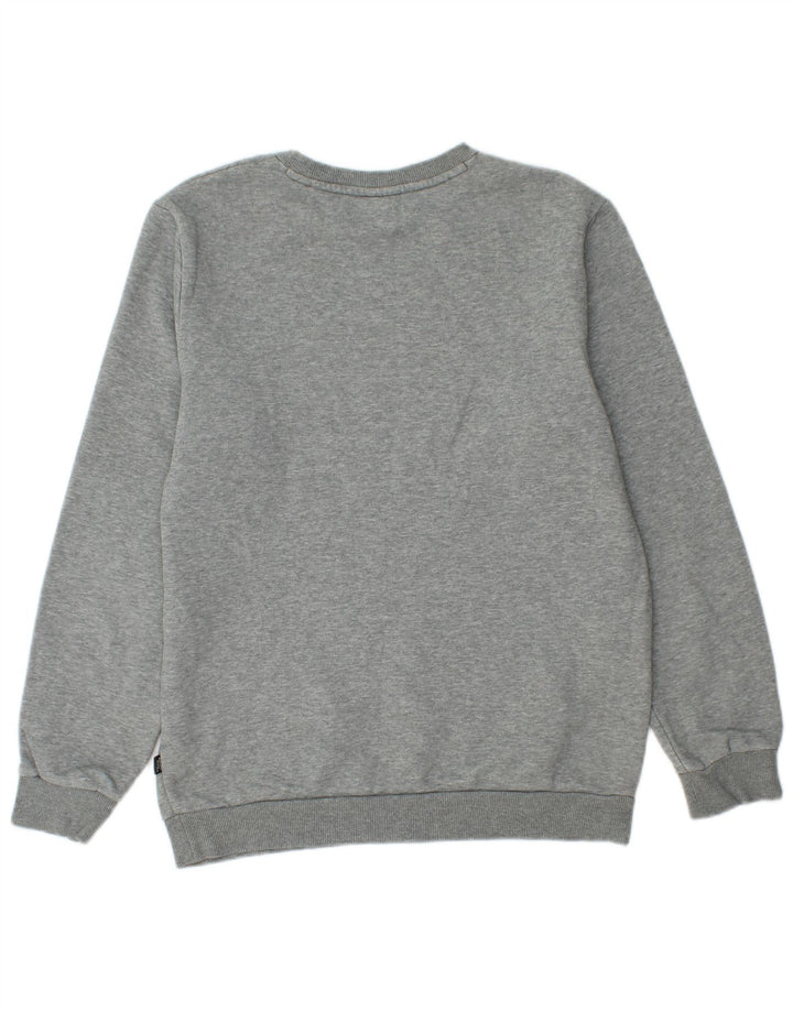 Puma Sweatshirt Jumper Small Gris Moucheté Coton Homme
