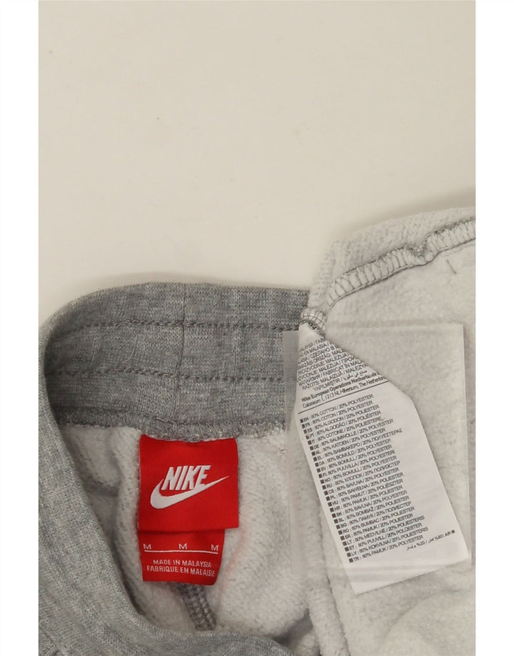 NIKE Pantalon de survêtement graphique pour femme Joggers UK 14 Coton gris moyen