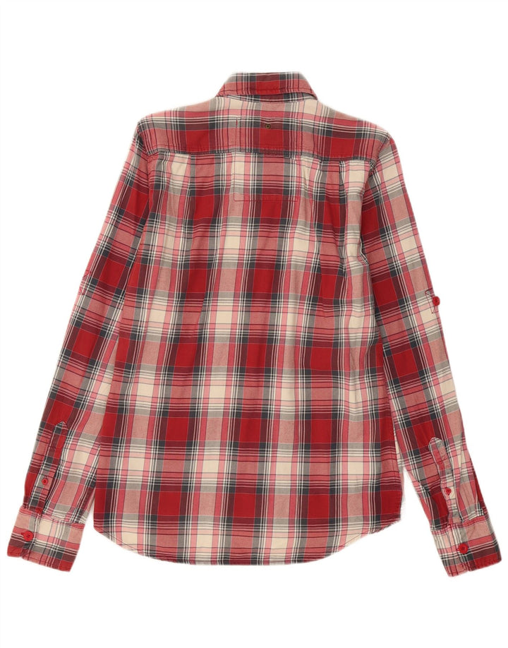 SUPERDRY Chemise Flanelle Homme Carreaux Rouge Moyen