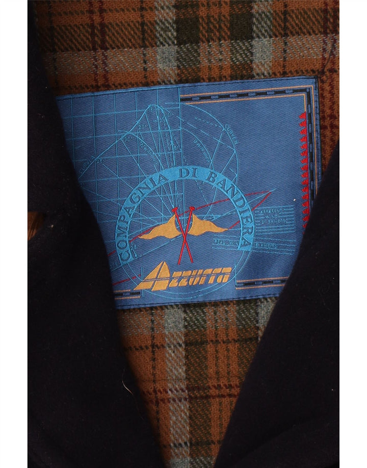 Azzurra Duffle Coat Homme UK 42 XL Bleu Marine