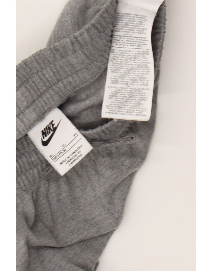 Nike Short de Sport Garçon 13-14 Ans XL Gris Moucheté Polyester