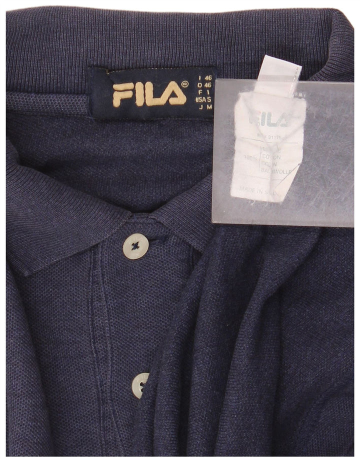 Fila Polo Homme IT 46 Petit Bleu Marine Coton
