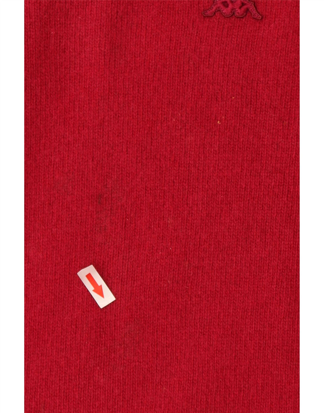 Kappa Pull col bateau pour homme en laine d'agneau rouge Taille L