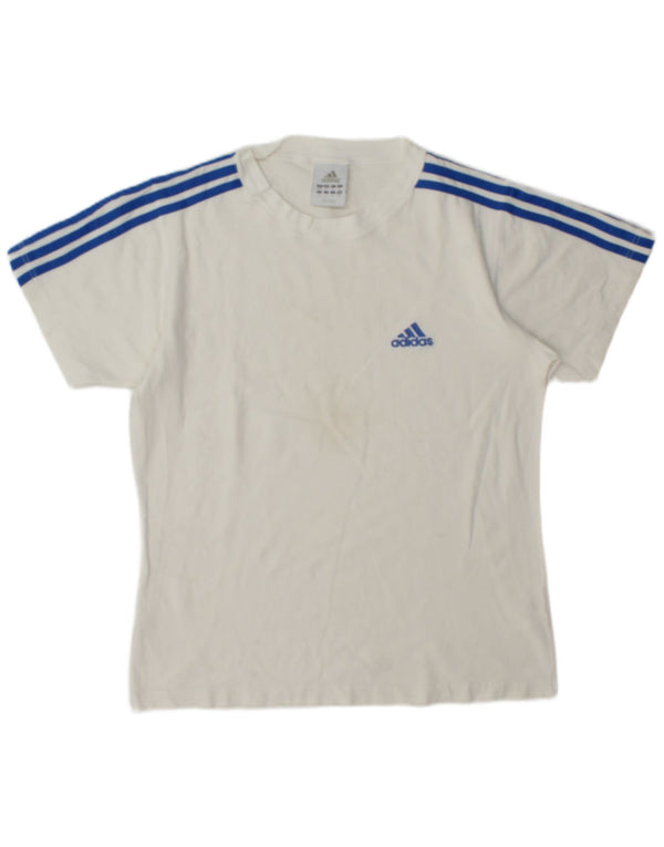 Adidas T-Shirt Homme Top UK 40/42 Coton Blanc Moyen