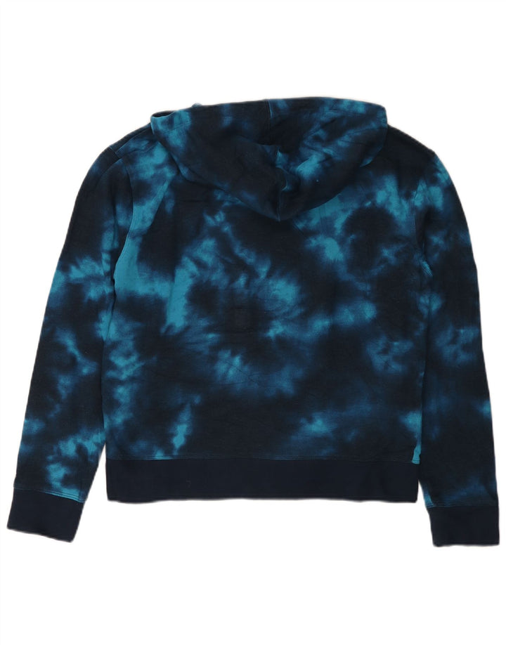 CHAMPION Pull à capuche pour femme UK 44 Bleu marine moyen Tie Dye