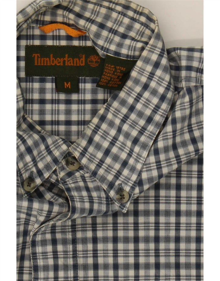 Timberland Chemise Homme Bleu Marine Moyen Carreaux Coton