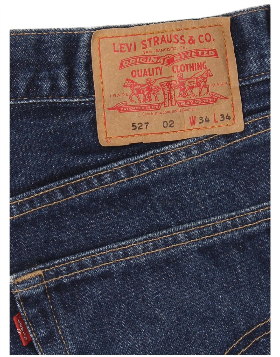 Levi's Jean Bootcut 527 Homme W34 L34 Bleu Marine