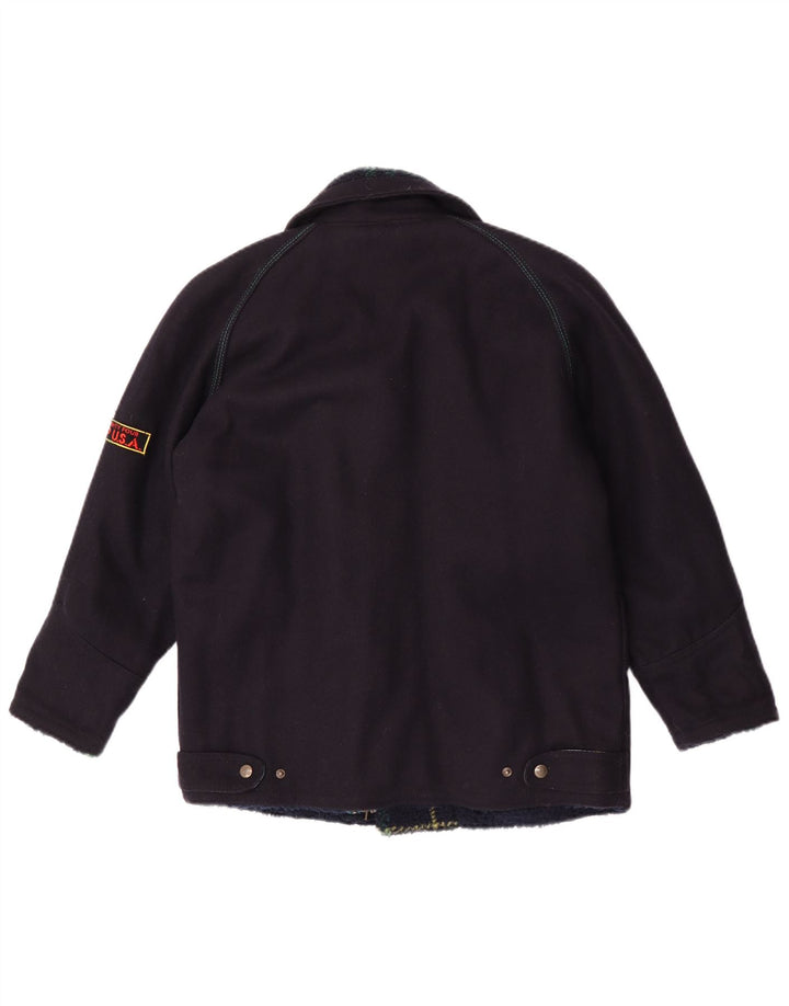 POP 84 Veste utilitaire surdimensionnée à manches 3/4 pour femme EU 36 Small Bleu marine