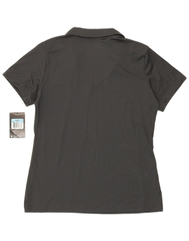 Nike Polo Dri Fit pour femme UK 14 Gris moyen Polyester