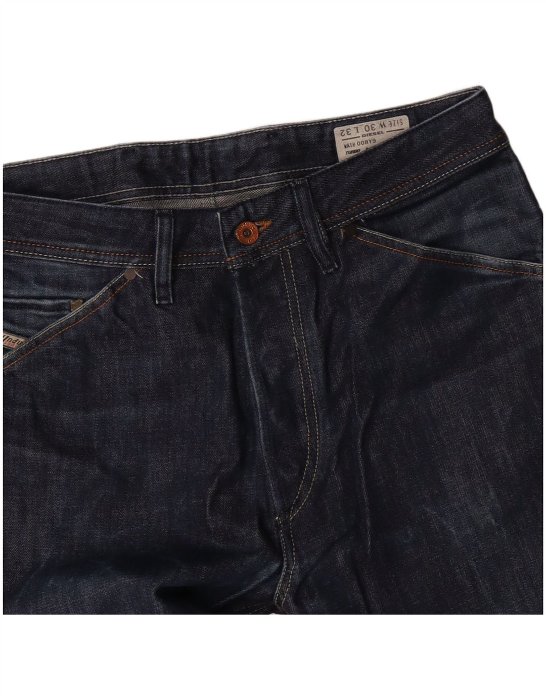 DIESEL Jean Slim Homme W30 L32 Bleu Marine Coton