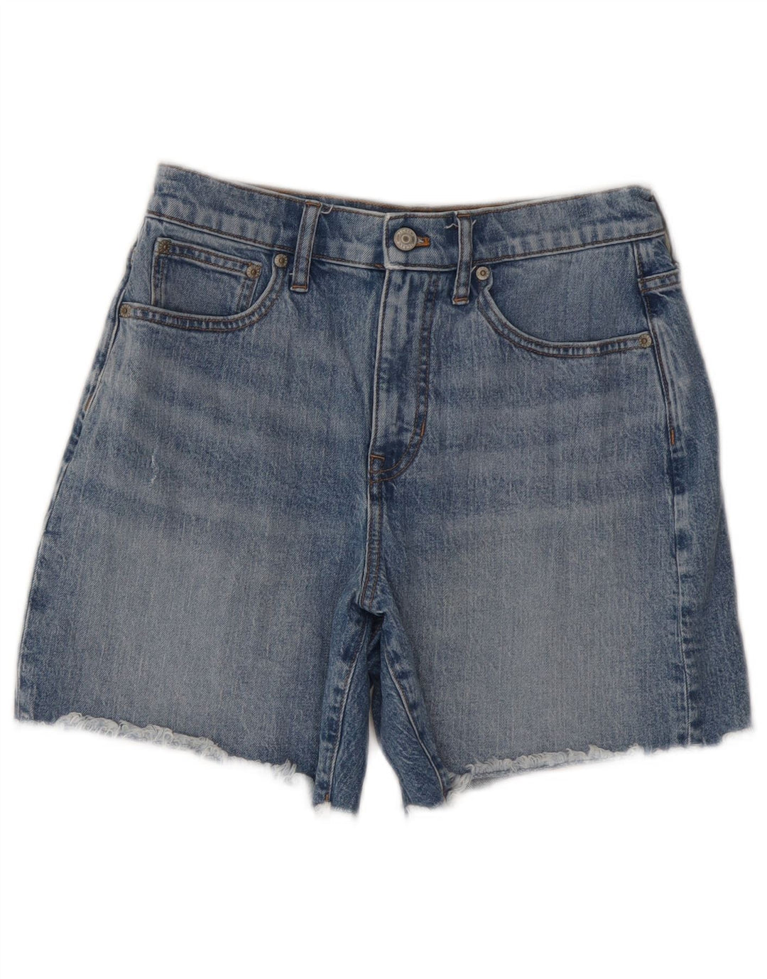 J. CREW Short en jean taille moyenne W27 pour femme en coton bleu petit