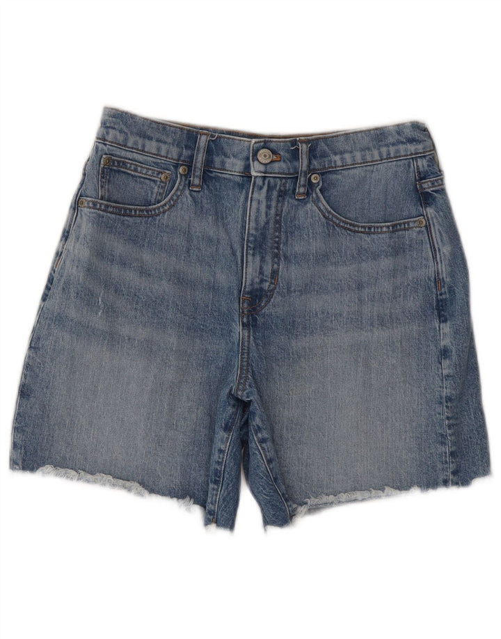 J. CREW Short en jean taille moyenne W27 pour femme en coton bleu petit