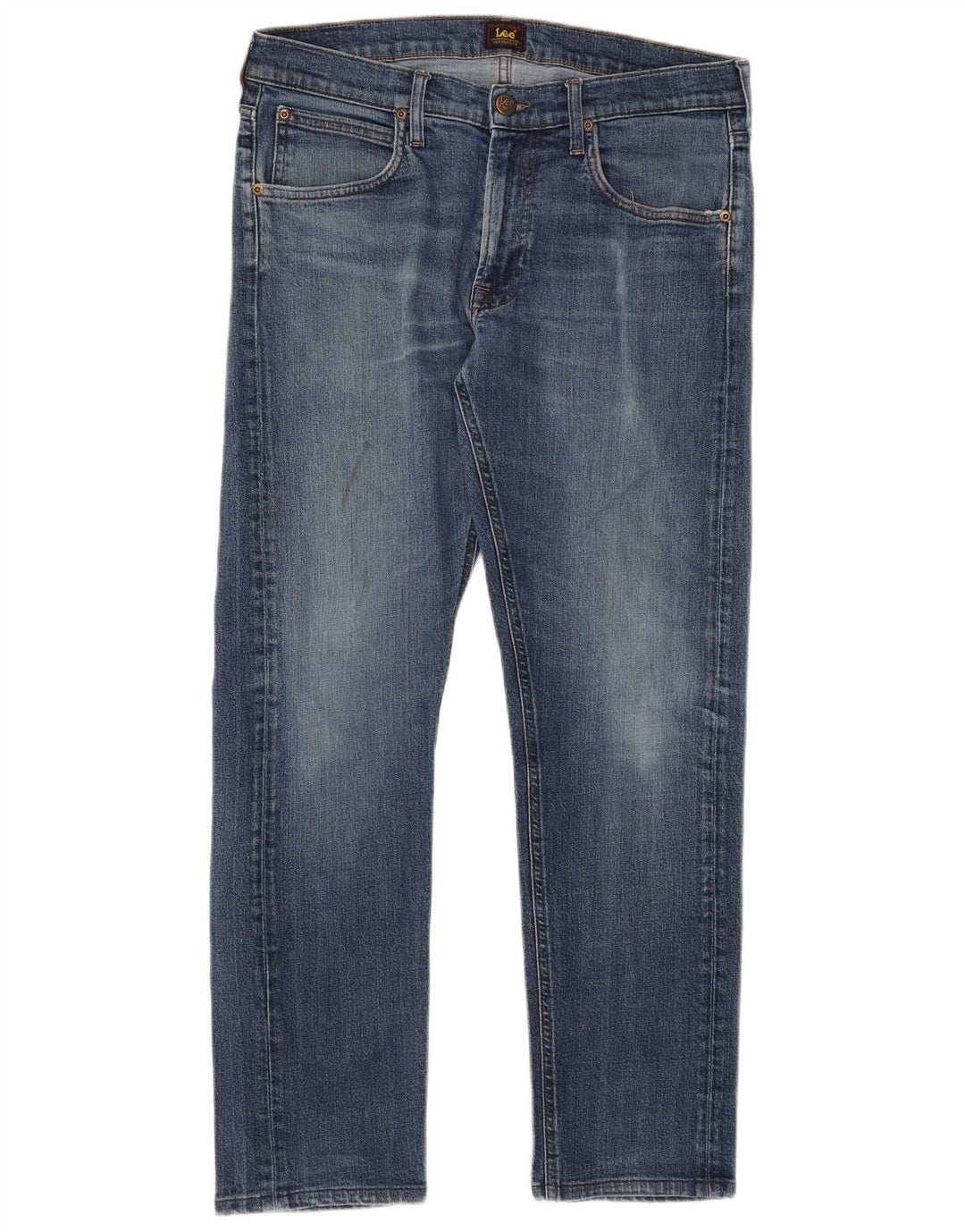 Lee Daren Jean slim avec braguette zippée pour homme W32 L29 Bleu coton