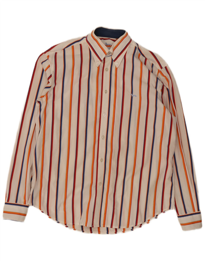 Harmont & Blaine Chemise Homme XL Blanc Rayé