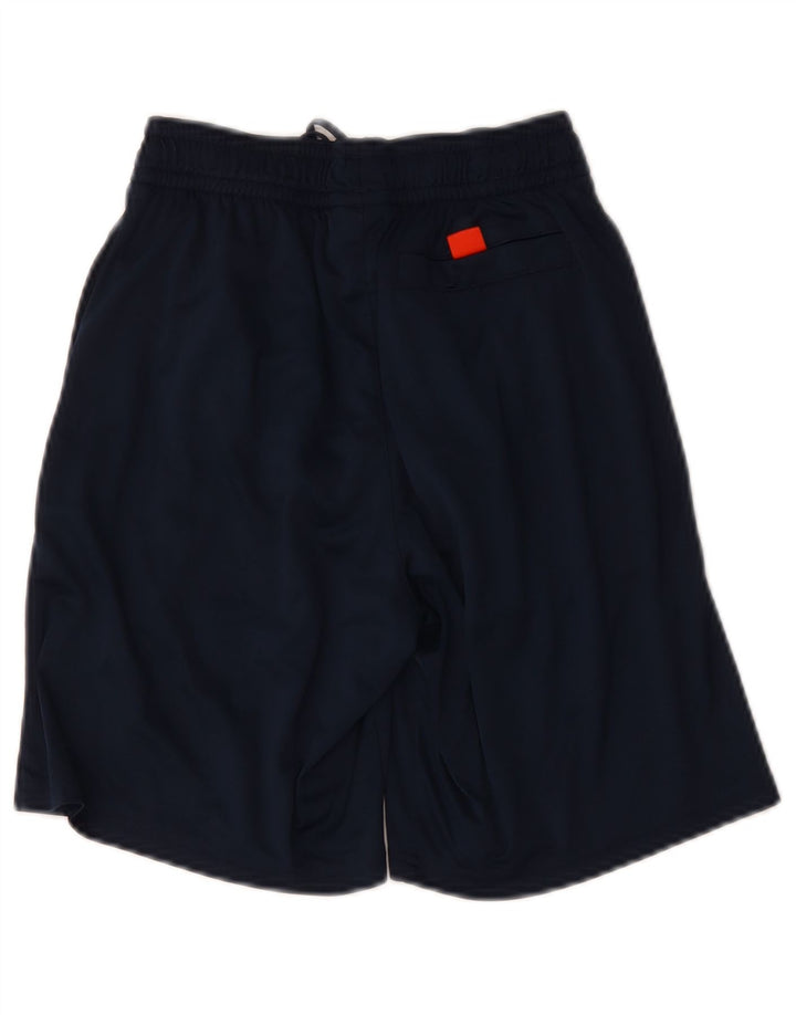 Adidas Short de Sport Garçon 10-11 Ans Petit Bleu Marine Polyester