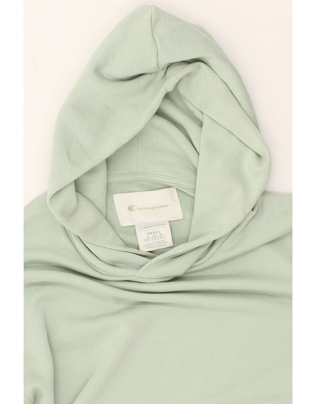 CHAMPION Mens Hoodie Jumper Small Green Cotton Vintage Champion and Second-Hand Champion from Messina Hembry 