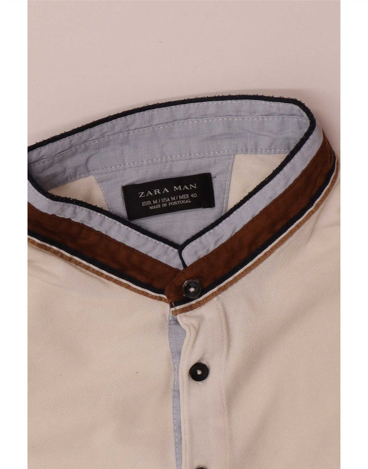 Polo Homme Zara Blanc Moyen