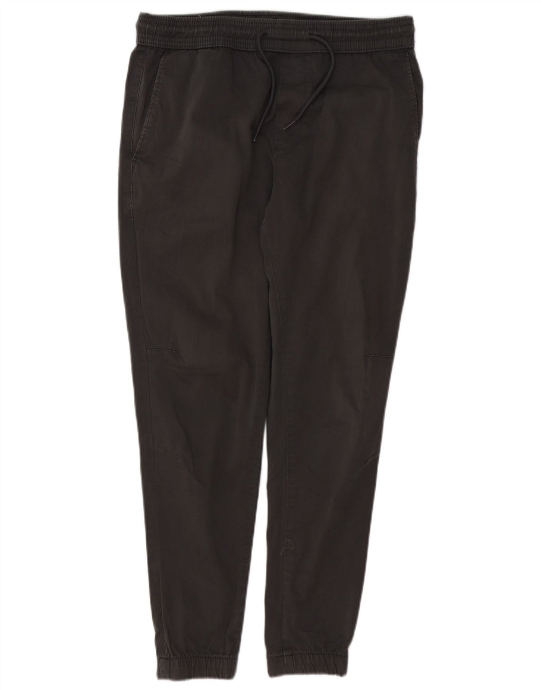 Zara Pantalon Chino Joggers Homme Moyen W32 L28 Gris Coton