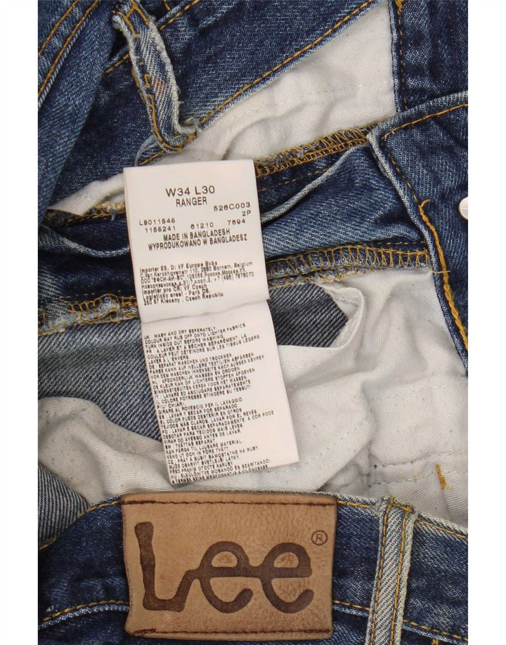 Lee Jean Bootcut Ranger Homme W34 L30 Bleu Coton