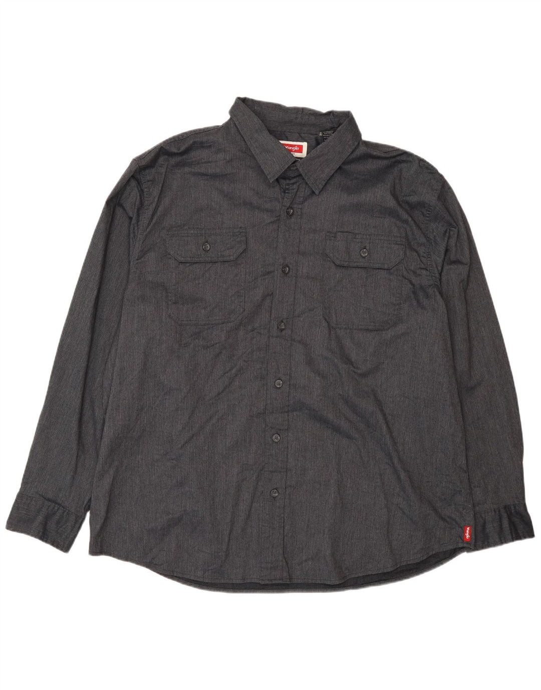 Wrangler Chemise Homme 2XL Gris Coton