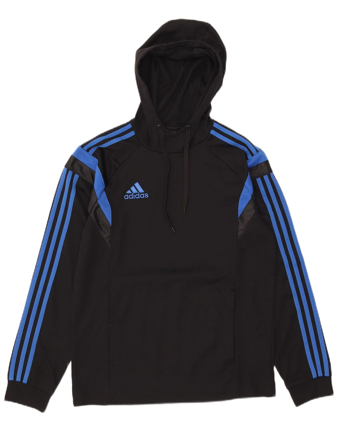 Adidas Pull à capuche pour homme Petit Noir Colorblock Polyester