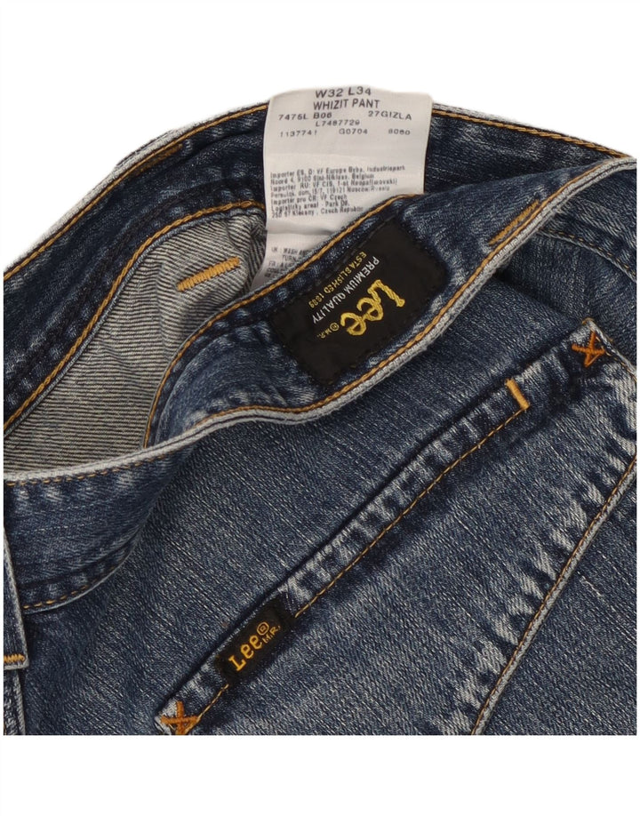 LEE Short en Jean Whizit W32 Homme Bleu Moyen Coton