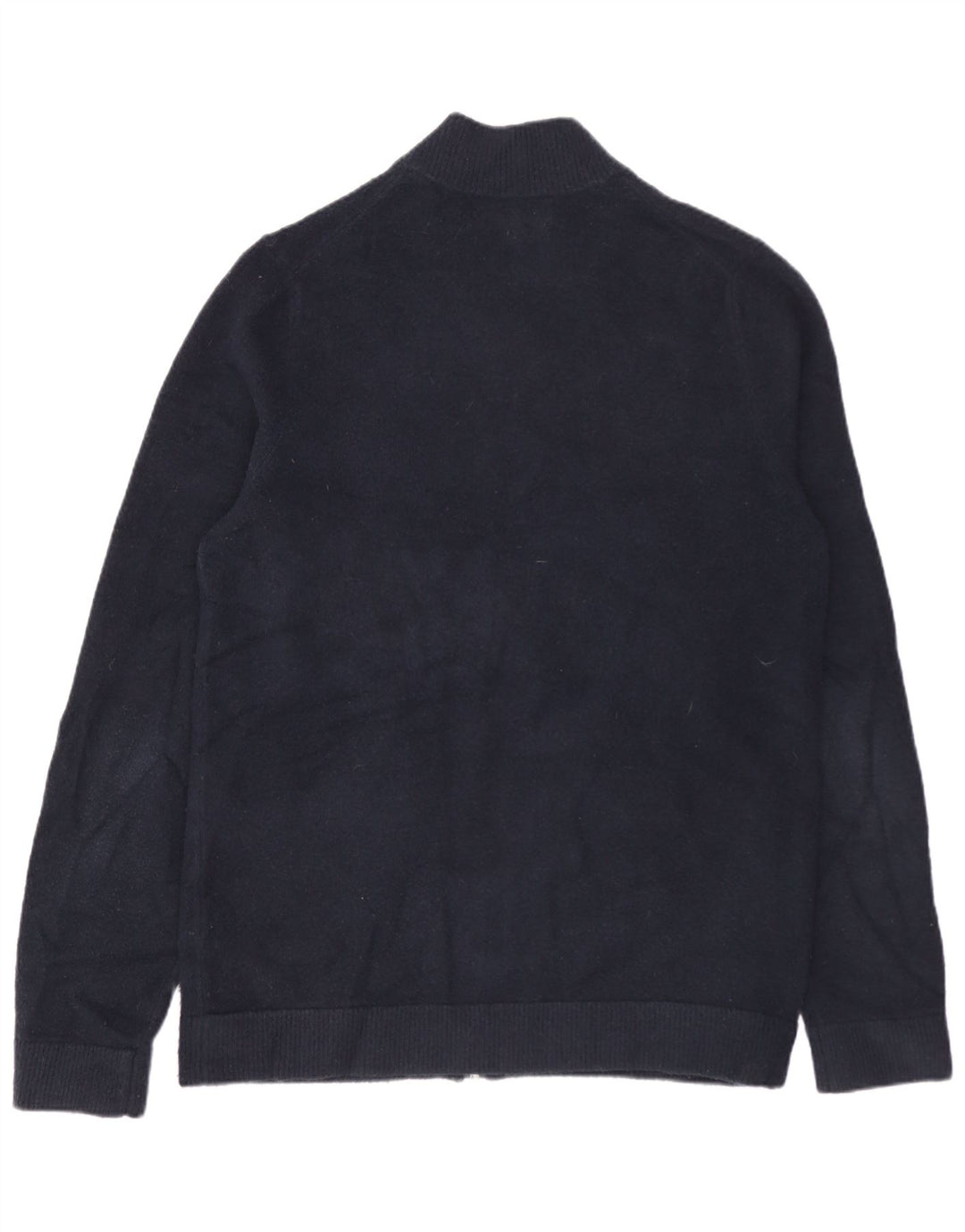 MARKS & SPENCER Pull Cardigan Autograph Homme Petit Bleu Marine Polyamide