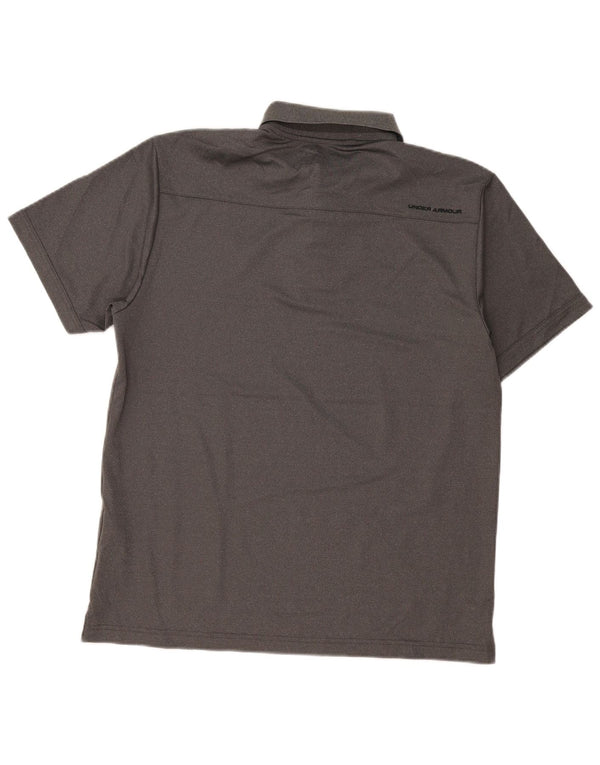 Under Armour Polo Heat Gear Homme Large Gris Polyester