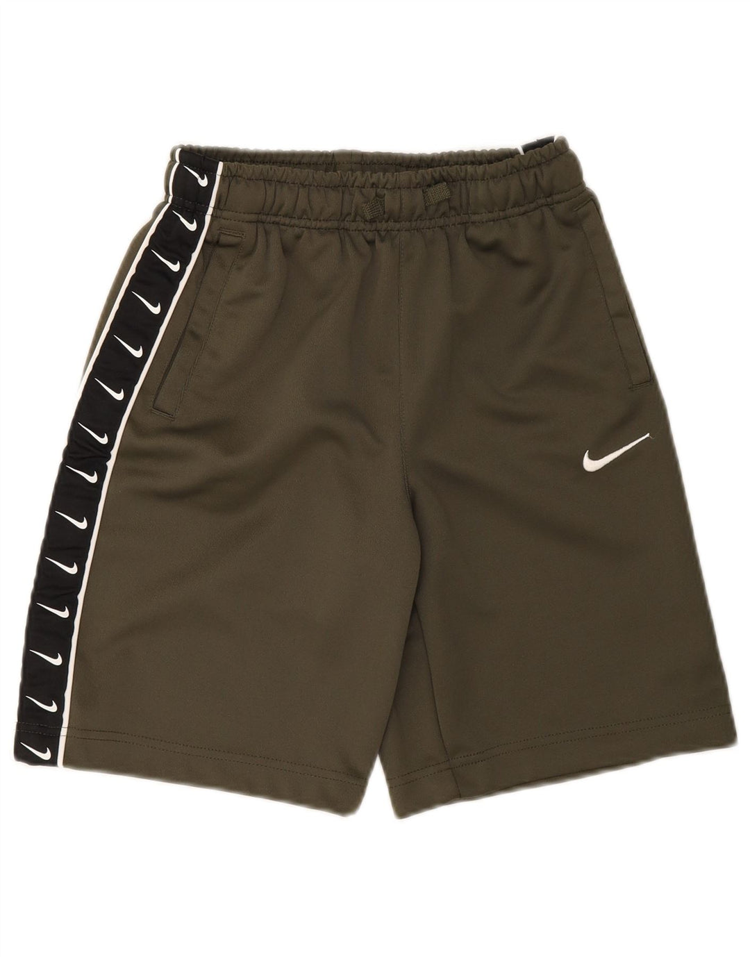 Nike Short de sport graphique pour garçon 12-13 ans Large Kaki Polyester