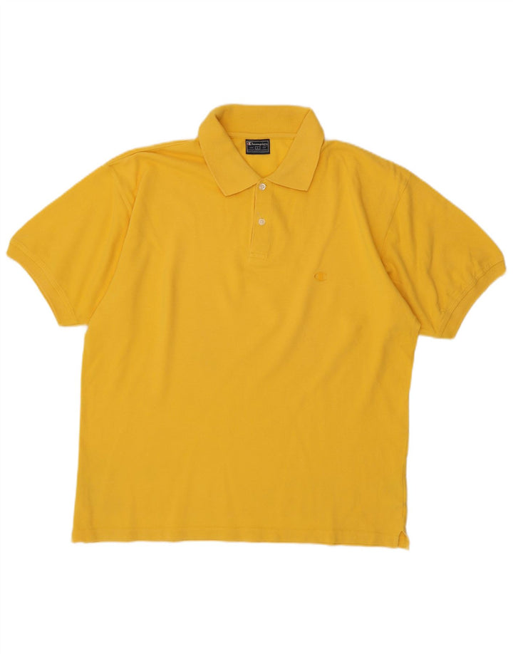 CHAMPION Polo Homme Large Jaune Coton