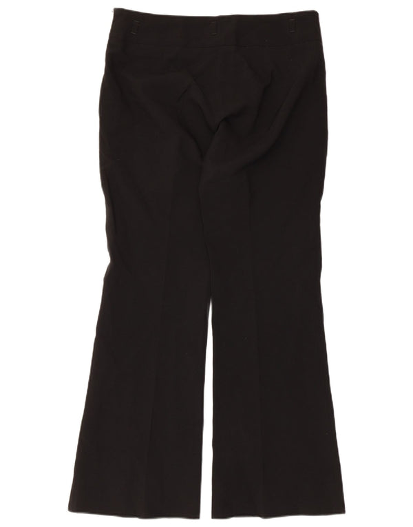 Zara Pantalon décontracté évasé pour femme EU 38 Small W28 L29 Noir Polyester