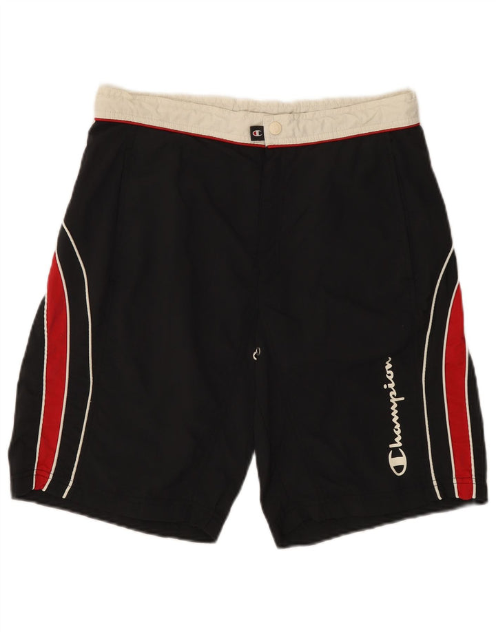 CHAMPION Short de Bain Graphique Homme Small Noir Colorblock Polyamide