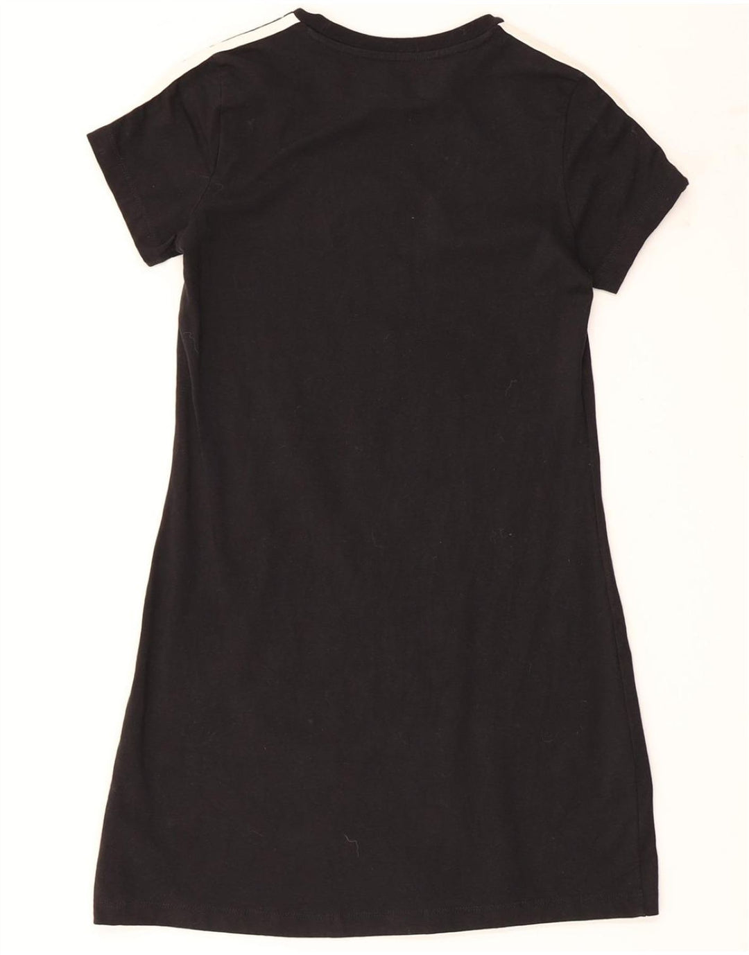 ADIDAS Robe T-Shirt Graphique Fille 11-12 ans Noir Coton