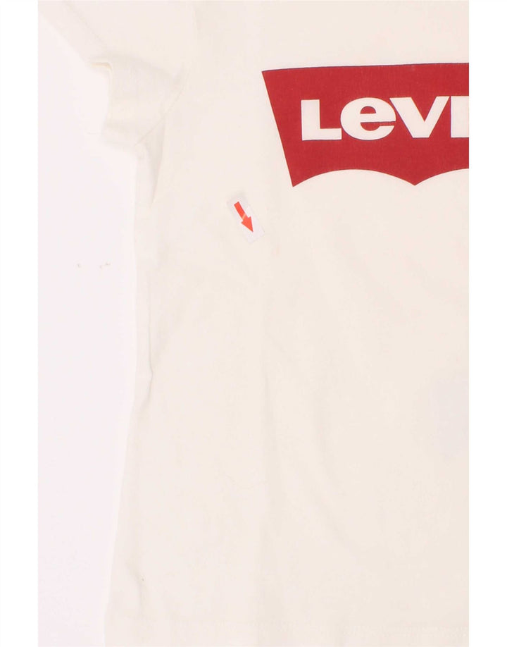 Levi's T-shirt graphique pour garçon 4-5 ans Blanc Coton