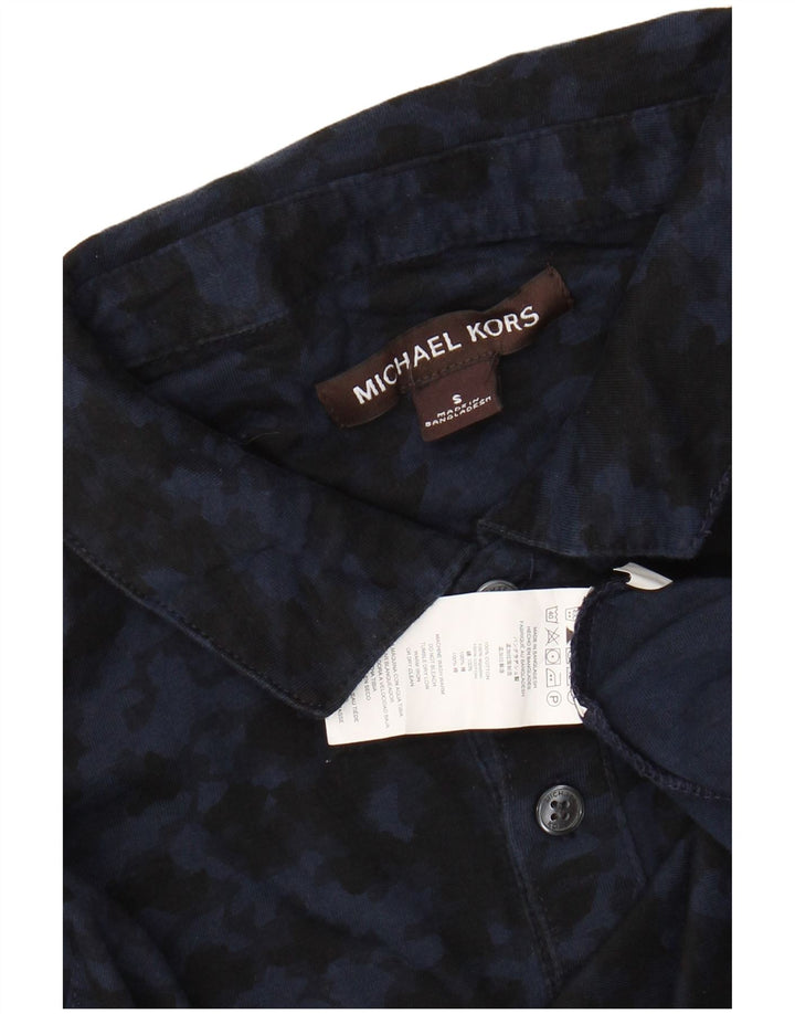 MICHAEL KORS Polo Homme Petit Bleu Marine Camouflage Coton