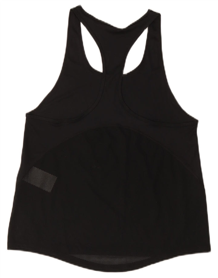 Nike Femme Dri Fit Débardeur UK 10 Petit Noir Polyester