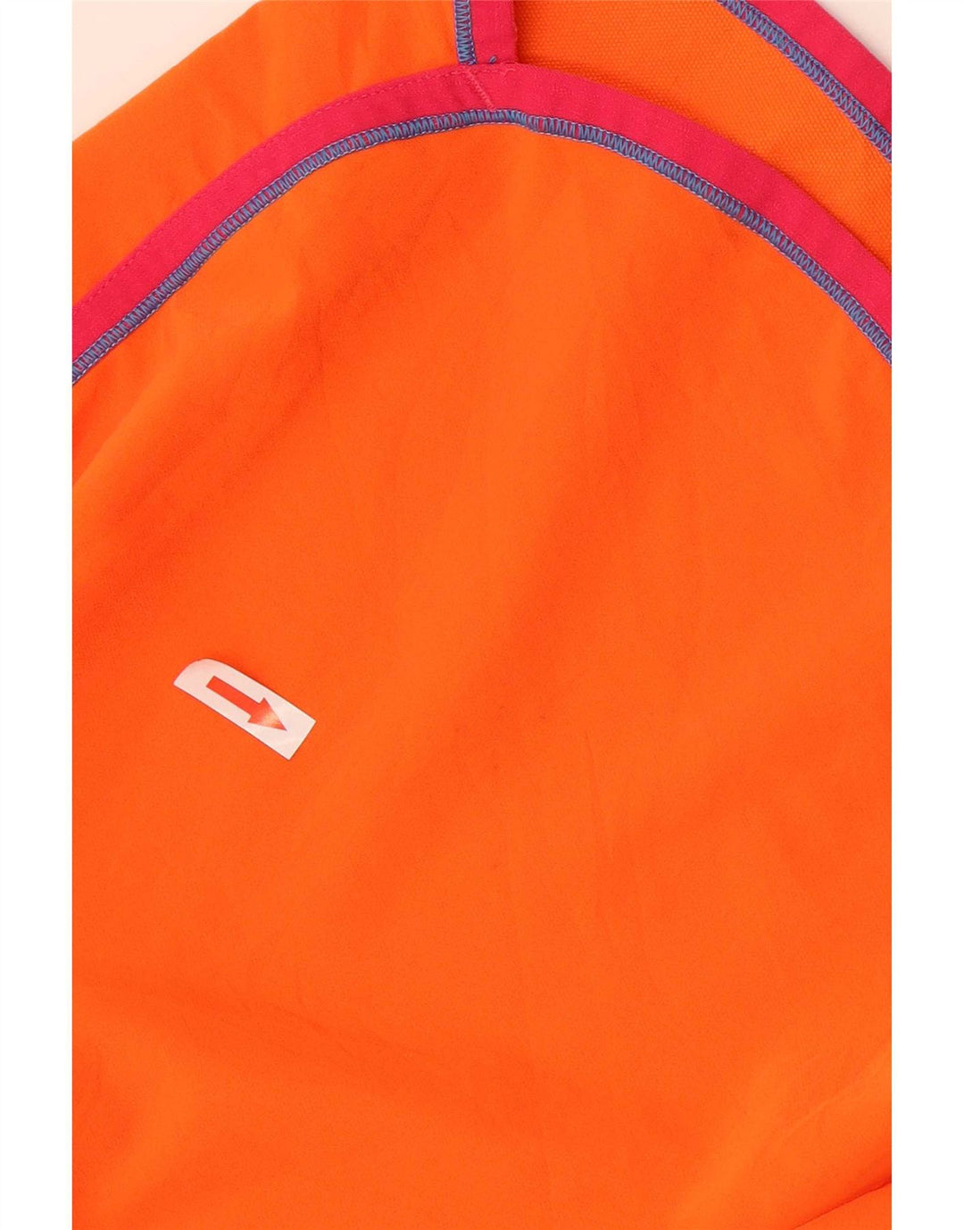 Under Armour Short de sport pour femme UK 8 Small Orange Rayé Polyester