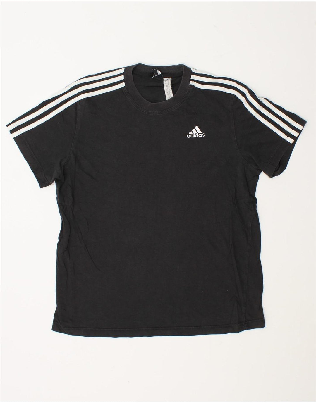 Adidas T-Shirt Homme Haut Noir Moyen Coton