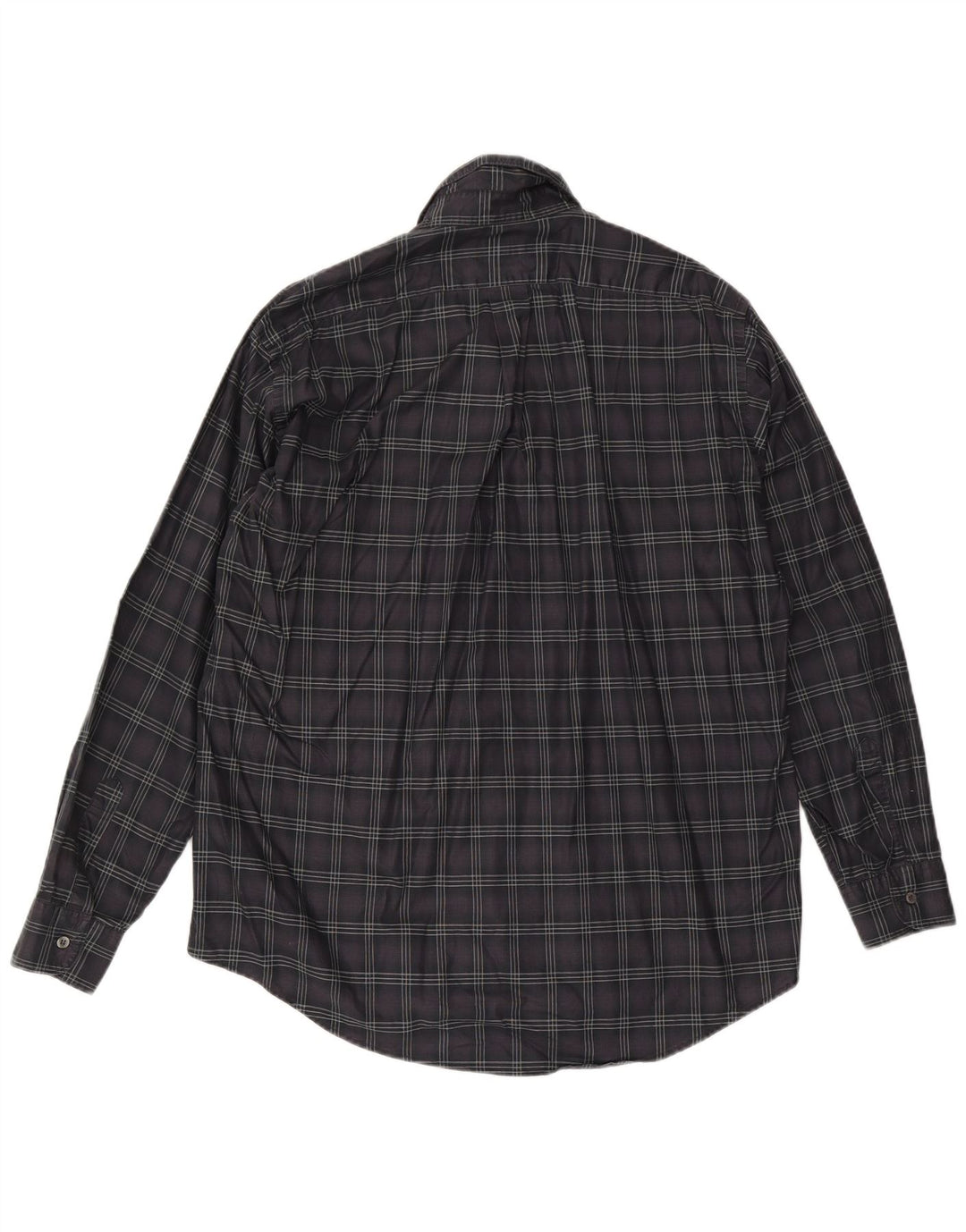 Trussardi Chemise Homme 2XL Gris Carreaux Coton