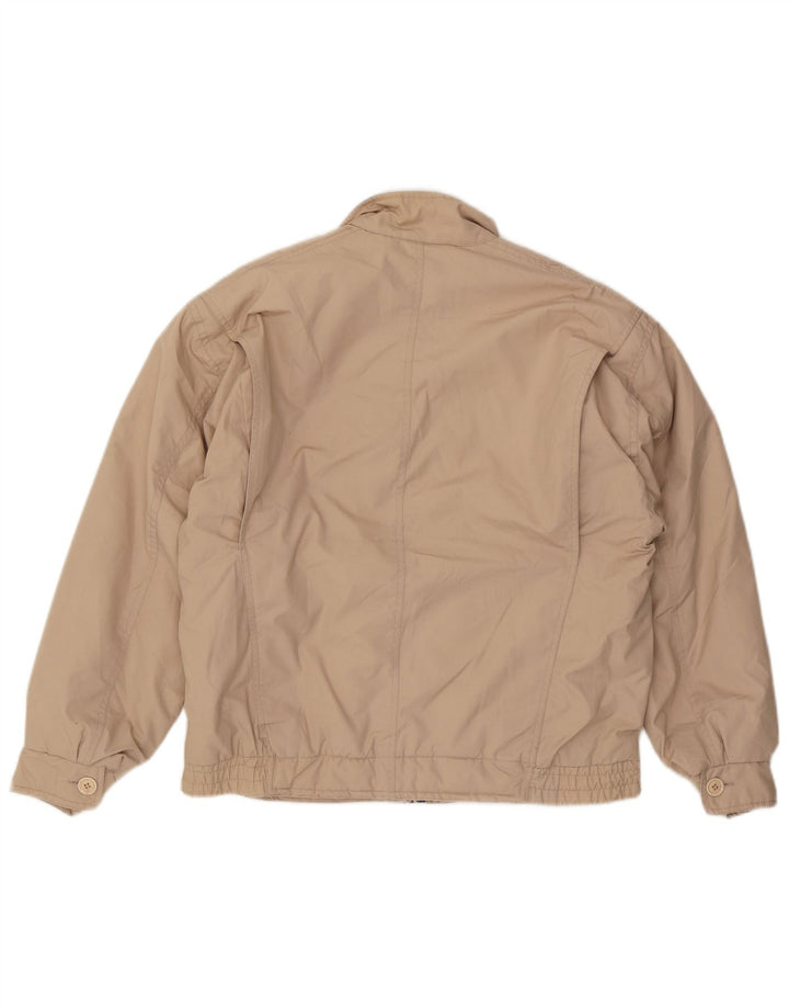 LONDON FOG Veste bomber à capuche pour homme UK 38 Beige moyen Polyester