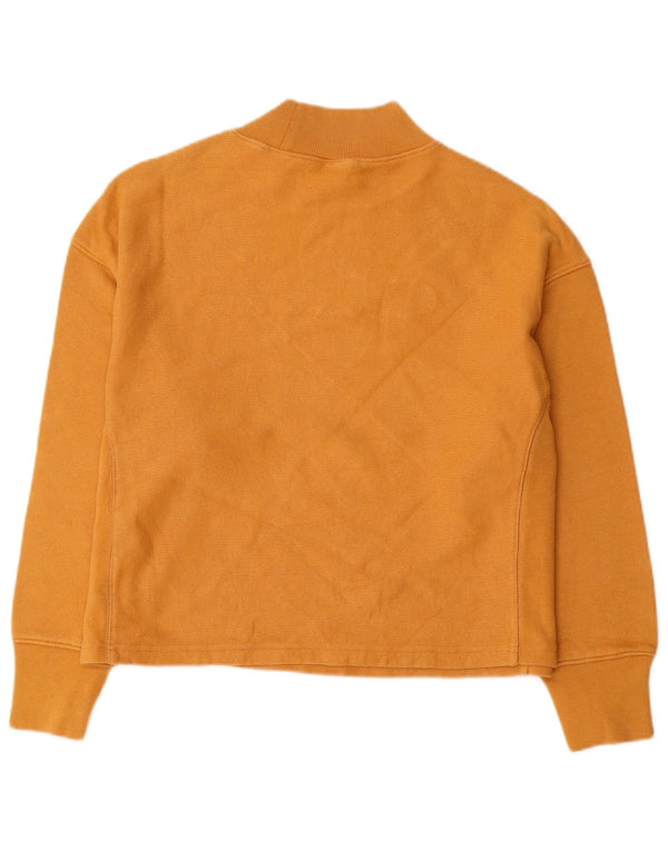 Champion Sweat-shirt surdimensionné graphique pour femme UK 10 Petit Jaune