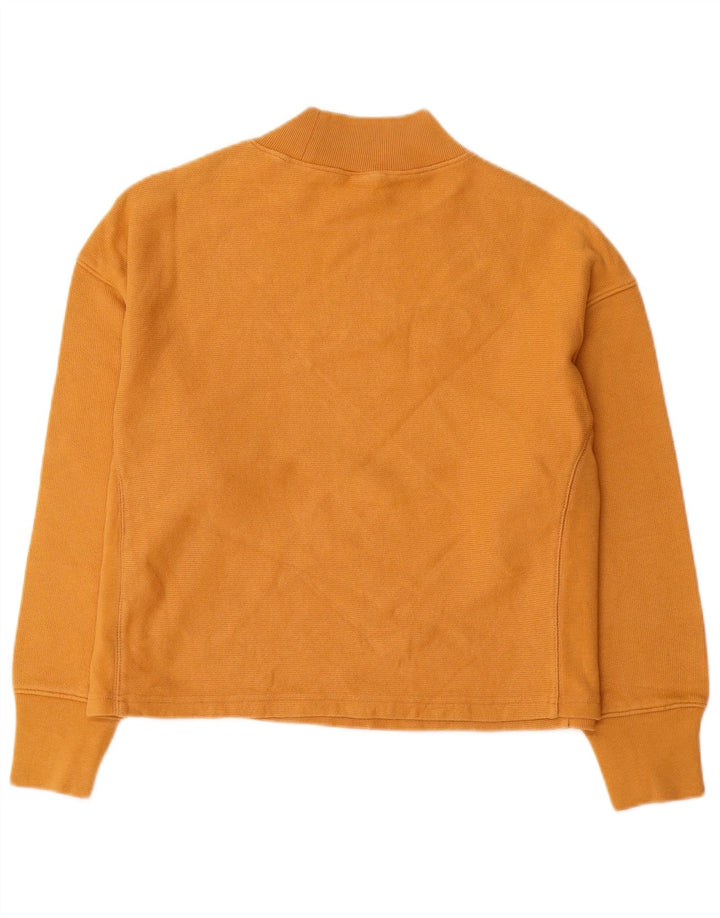 Champion Sweat-shirt surdimensionné graphique pour femme UK 10 Petit Jaune