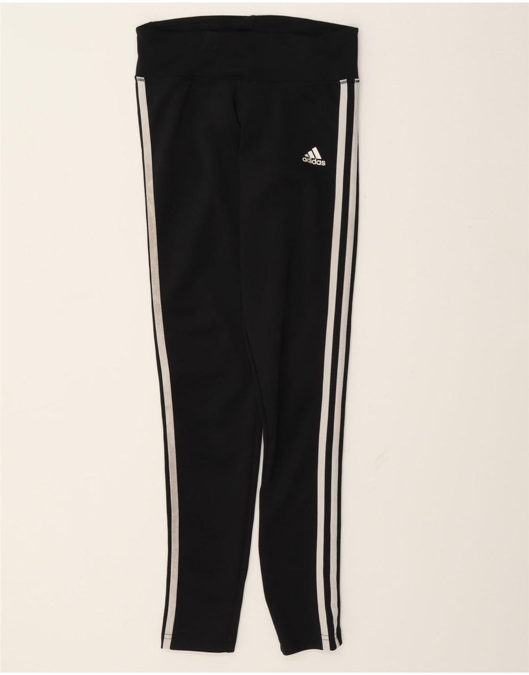 Adidas Leggings Femme UK 4/6 XS Noir Polyester