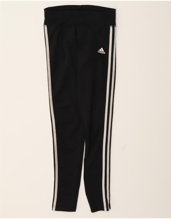 Adidas Leggings Femme UK 4/6 XS Noir Polyester
