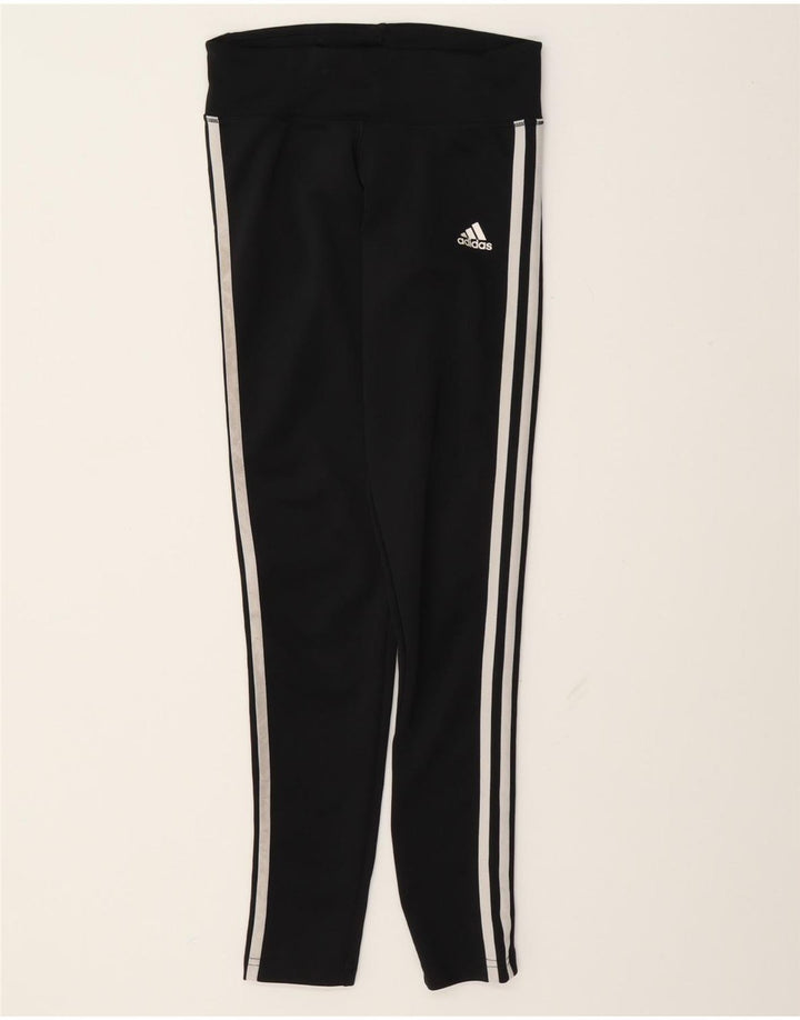 Adidas Leggings Femme UK 4/6 XS Noir Polyester