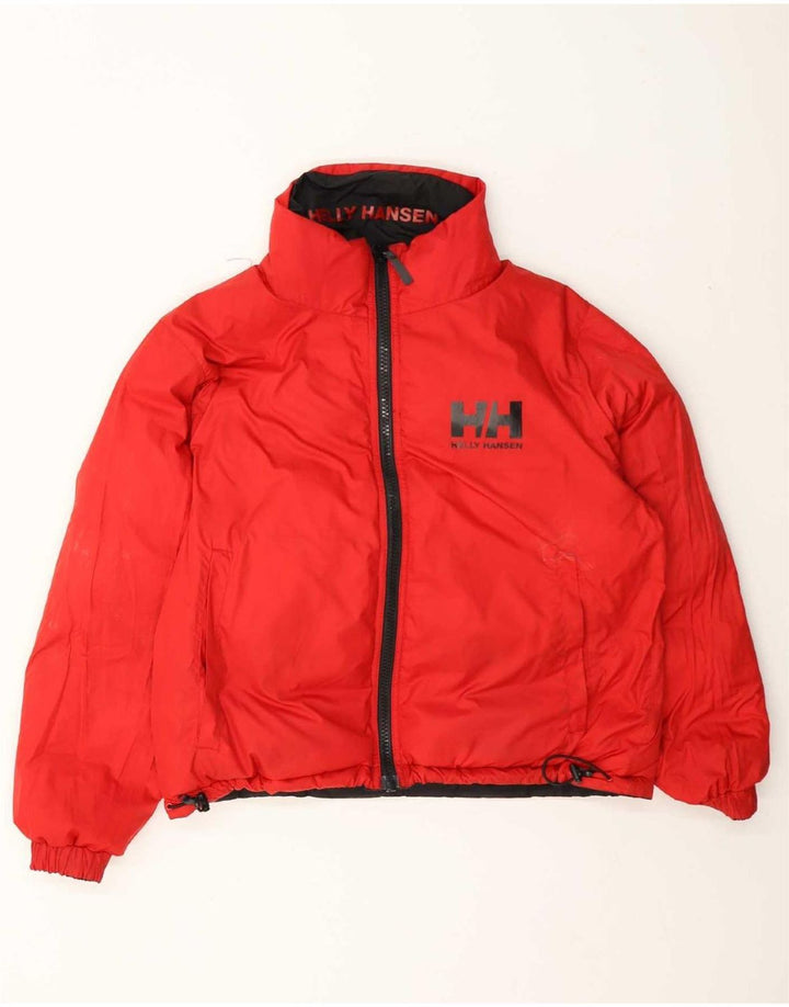 Helly Hansen Veste matelassée graphique surdimensionnée pour femme UK 10 Small Noir