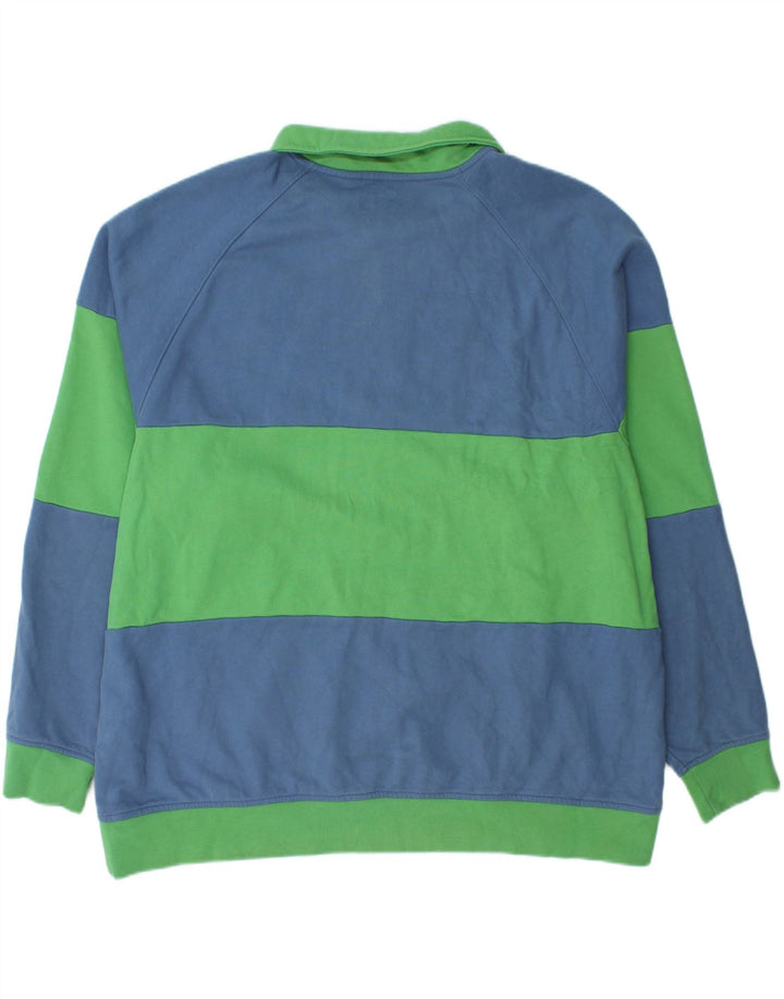LEVI'S Sweat-shirt décontracté à col polo pour homme 2XL Bleu Colorblock